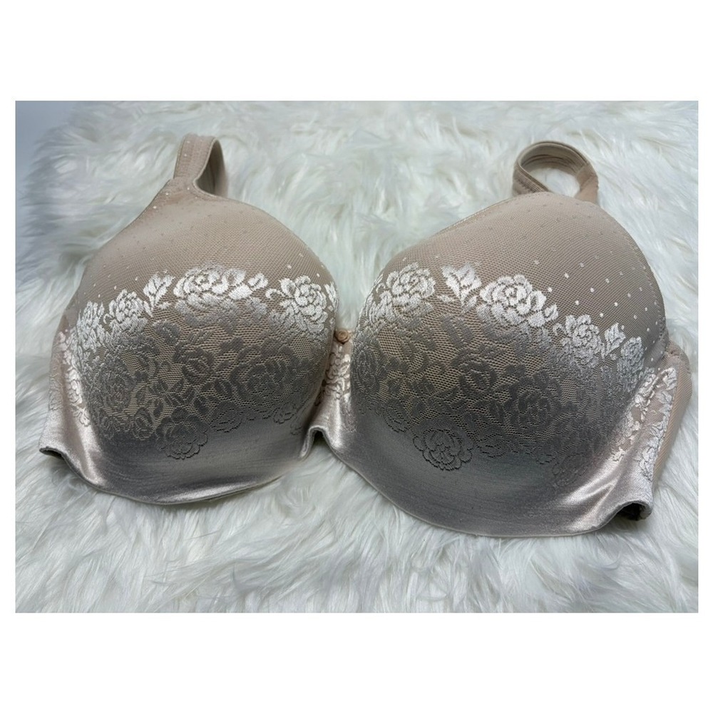 Soma Stunning Support Balconette Bra Beige Lace Underwire Full Bust 38G